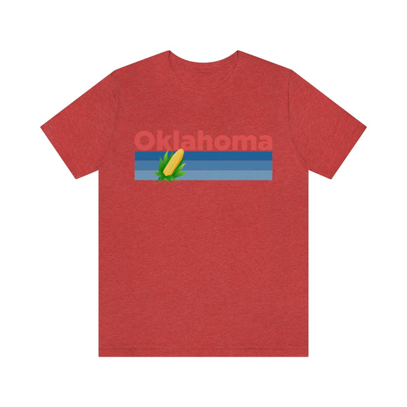 Oklahoma T-Shirt - Retro Corn Unisex Oklahoma Shirt