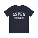 Aspen, Colorado Shirt - Paint Text Unisex Aspen T-Shirt-22