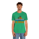 La Jolla, California T-Shirt - Retro Palm Tree Unisex La Jolla Shirt-30