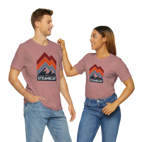 Steamboat, Colorado T-Shirt - Retro Mountain Unisex Steamboat Shirt