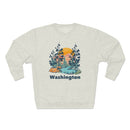 Premium Washington Sweatshirt - Unisex Premium Crewneck Washington Sweatshirt-1