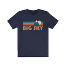 Big Sky, California T-Shirt - Retro Mountain Adult Unisex Big Sky T Shirt-6