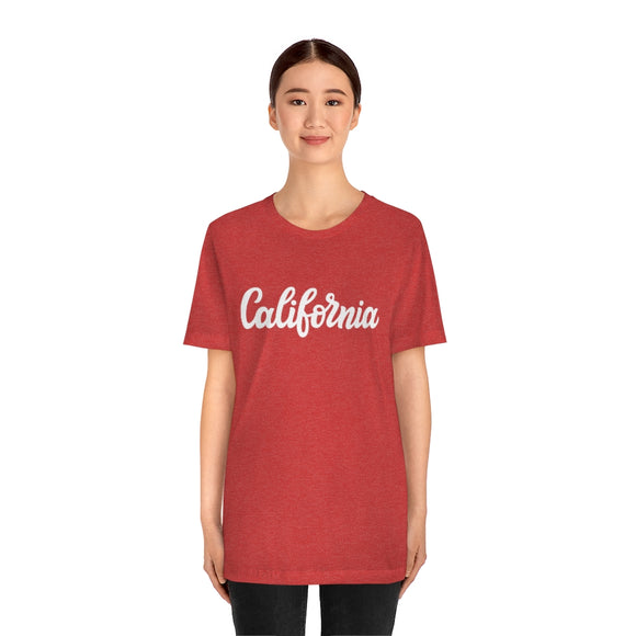 California T-Shirt - Hand Lettered Unisex California Shirt