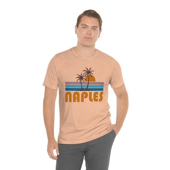 Naples, Florida T-Shirt - Retro Palm Tree Unisex Naples Shirt