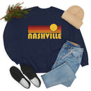 Nashville, Tennessee Sweatshirt - Retro Sunset Unisex-31