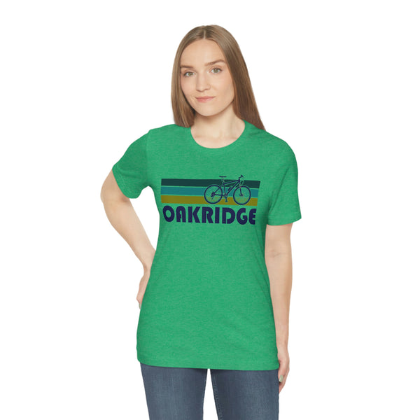 Oakridge T-Shirt - Retro Mountain Bike Adult Unisex Oakridge, Oregon T Shirt