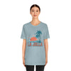 La Jolla, California T-Shirt - Retro Palm Tree & Beach Unisex La Jolla Shirt