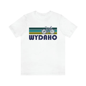 Buy white Wydaho T-Shirt - Retro Mountain Bike Adult Unisex Wydaho T Shirt