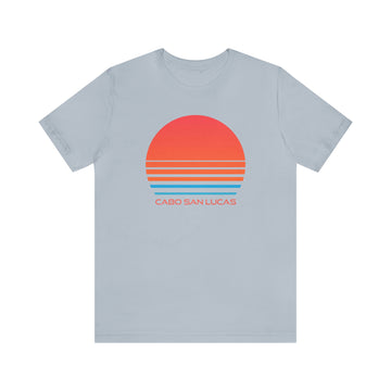 Buy light-blue Cabo San Lucas, Mexico T-Shirt - Retro 80s Unisex Cabo San Lucas Shirt