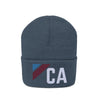 California Beanie - Adult Embroidered Retro California Knit Hat