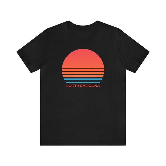 North Carolina T-Shirt - Retro 80s Unisex North Carolina Shirt