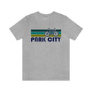 Park City T-Shirt - Retro Mountain Bike Adult Unisex Park City, Utah T Shirt-37