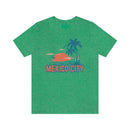 Mexico City, Mexico T-Shirt - Retro Palm Tree & Beach Unisex Mexico City Shirt-33