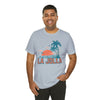 La Jolla, California T-Shirt - Retro Palm Tree & Beach Unisex La Jolla Shirt