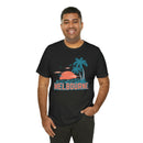 Melbourne, Florida T-Shirt - Retro Palm Tree & Beach Unisex Melbourne Shirt-32