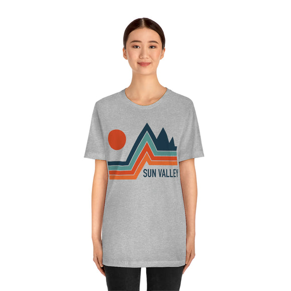 Sun Valley, Idaho T-Shirt - Retro Mountain Unisex Sun Valley Shirt