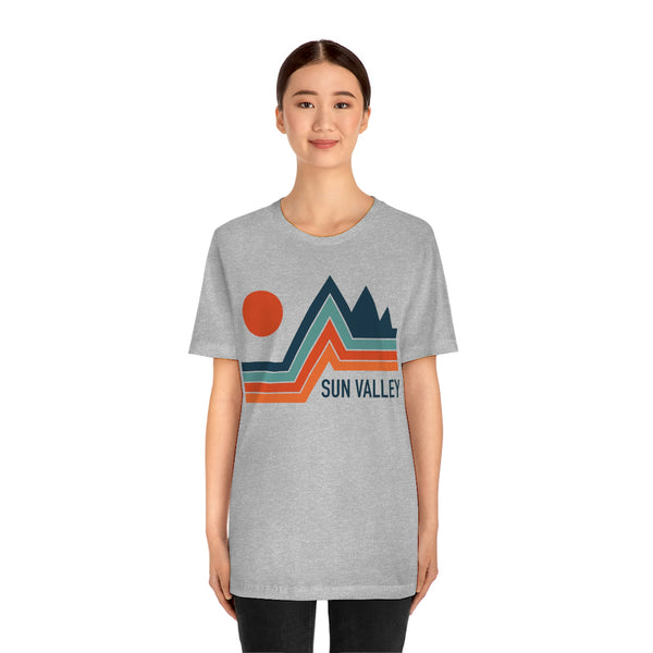 Sun Valley, Idaho T-Shirt - Retro Mountain Unisex Sun Valley Shirt