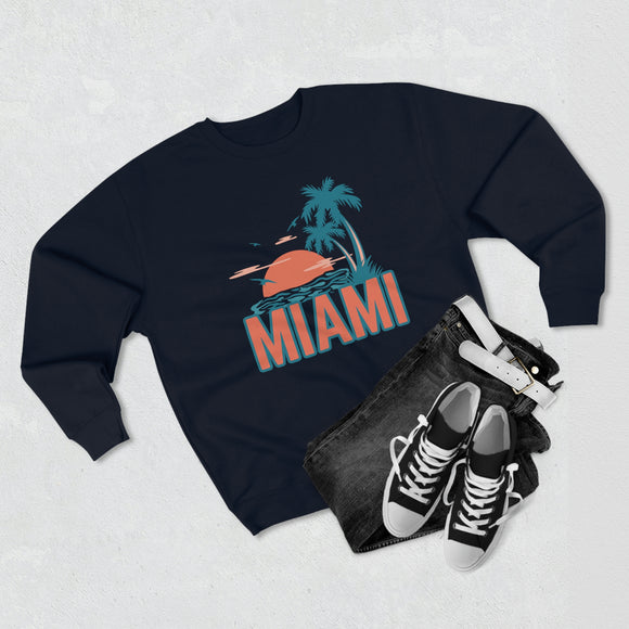 Premium Miami, Florida Sweatshirt - Unisex Premium Crewneck Sweatshirt