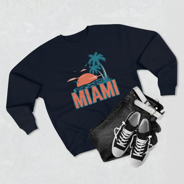 Premium Miami, Florida Sweatshirt - Unisex Premium Crewneck Sweatshirt