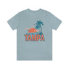 Tampa, Florida T-Shirt - Retro Palm Tree & Beach Unisex Tampa Shirt