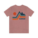 Vermont T-Shirt - Retro Mountain Unisex Vermont Shirt-1
