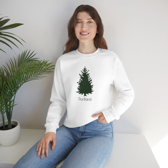 Portland, Oregon Sweatshirt - Tree Unisex