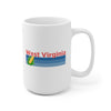 West Virginia Camp Mug - Ceramic Retro Corn West Virginia Mug