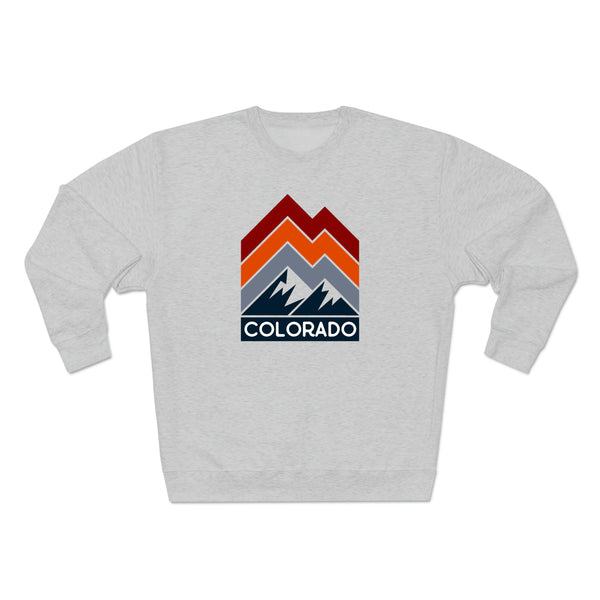Premium Colorado Sweatshirt - Retro Unisex Premium Crewneck Colorado Sweatshirt