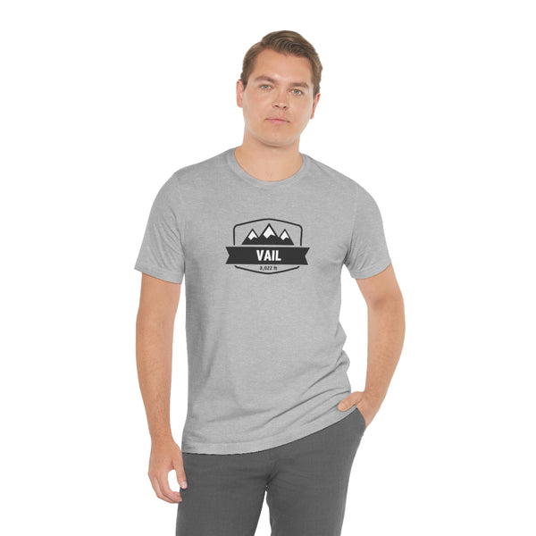 Vail, Colorado T-Shirt - Altitude Badge Unisex Vail Shirt