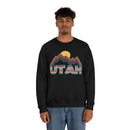 Utah Sweatshirt Mountain - Retro Unisex Mountain-11