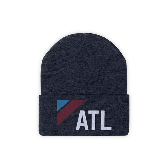 Atlanta, Georgia Beanie - Adult Embroidered Retro Atlanta Knit Hat