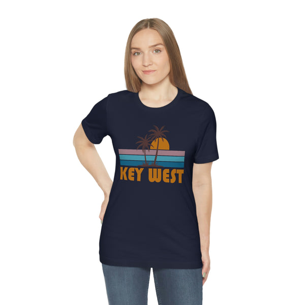 Key West, Florida T-Shirt - Retro Palm Tree Unisex Key West Shirt