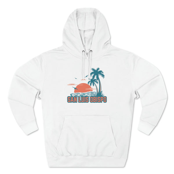 Premium San Luis Obispo, California Hoodie - Palm Tree Unisex Sweatshirt