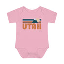Utah Baby Bodysuit - Retro Mountain Utah Baby Bodysuit-10