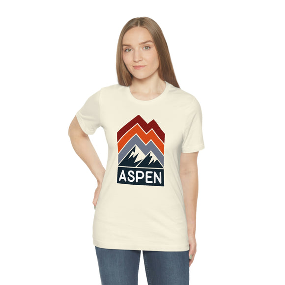 Aspen, Colorado T-Shirt - Retro Mountain Unisex Aspen Shirt