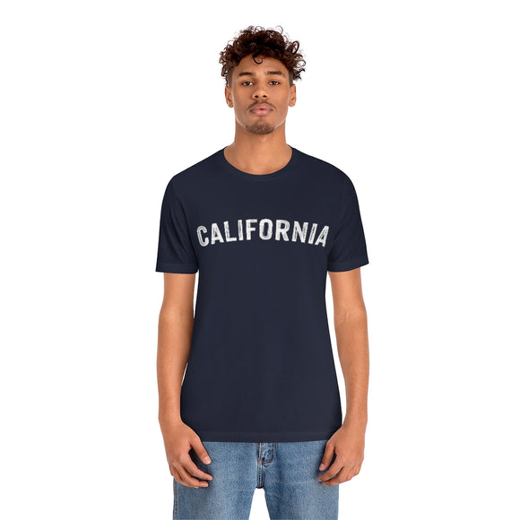 California T-Shirt - Paint Text Unisex California Shirt