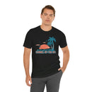Carmel-by-the-Sea, California T-Shirt - Retro Palm Tree & Beach Unisex Carmel-by-the-Sea Shirt-30