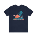 Carmel-by-the-Sea, California T-Shirt - Retro Palm Tree & Beach Unisex Carmel-by-the-Sea Shirt-85