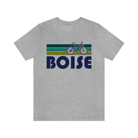 Boise T-Shirt - Retro Mountain Bike Adult Unisex Boise, Idaho T Shirt