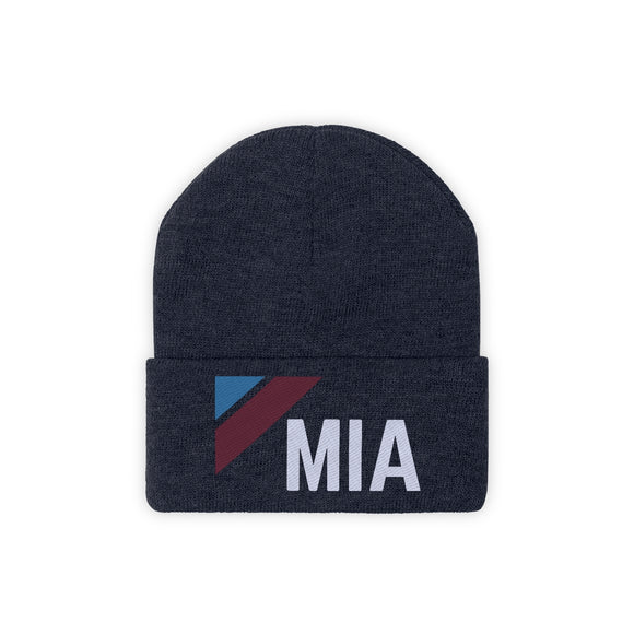Miami, Florida Beanie - Adult Embroidered Retro Miami Knit Hat