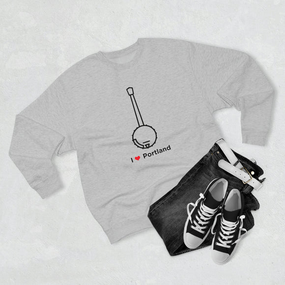 Premium Portland, Oregon Crewneck Sweatshirt - Retro Unisex Sweatshirt
