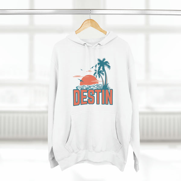 Premium Destin, Florida Hoodie Hoodie - Palm Tree Unisex Sweatshirt