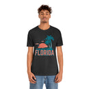 Florida T-Shirt - Retro Palm Tree & Beach Unisex Florida Shirt-52