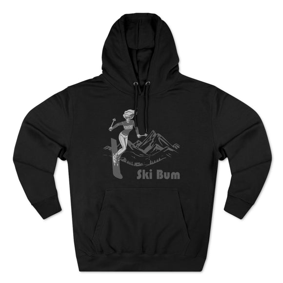 Premium Ski Bum Hoodie - Retro Unisex Sweatshirt