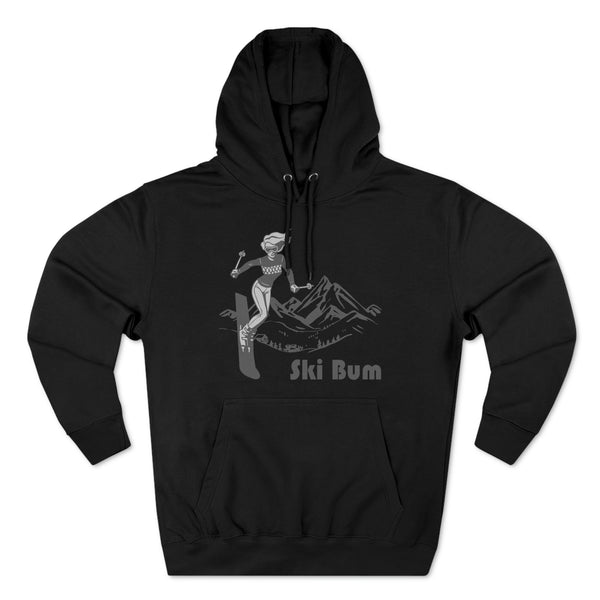 Premium Ski Bum Hoodie - Retro Unisex Sweatshirt