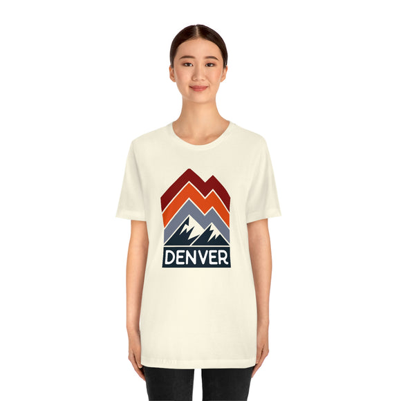 Denver, Colorado T-Shirt - Retro Mountain Unisex Denver Shirt