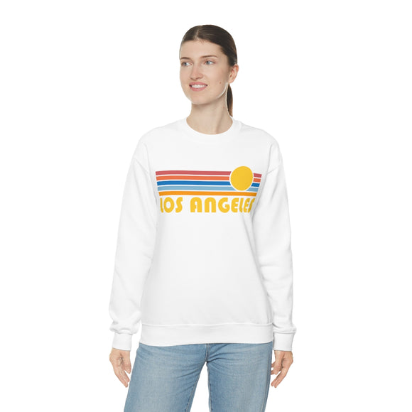 Los Angeles, California Sweatshirt - Retro Sunrise Unisex