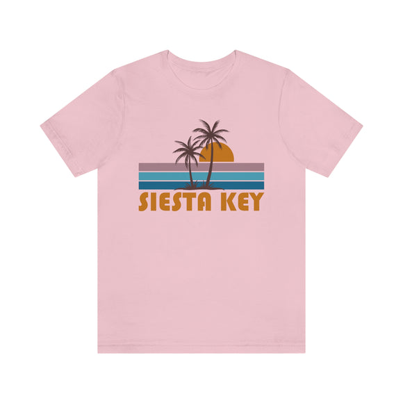 Siesta Key, Florida T-Shirt - Retro Palm Tree Unisex Siesta Key Shirt