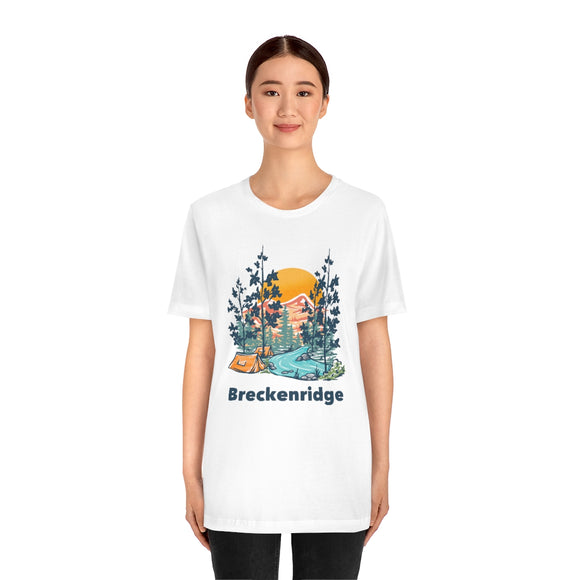 Breckenridge, Colorado T-Shirt - Mountain Illustration Unisex Breckenridge Shirt