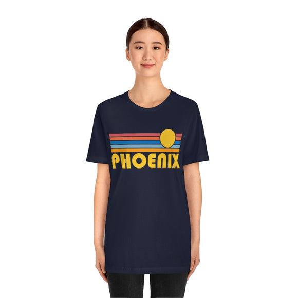 Phoenix, Arizona T-Shirt - Retro Sun Unisex Phoenix T Shirt